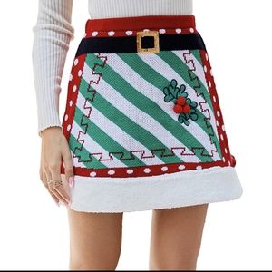 Festive Holiday Christmas Skirt